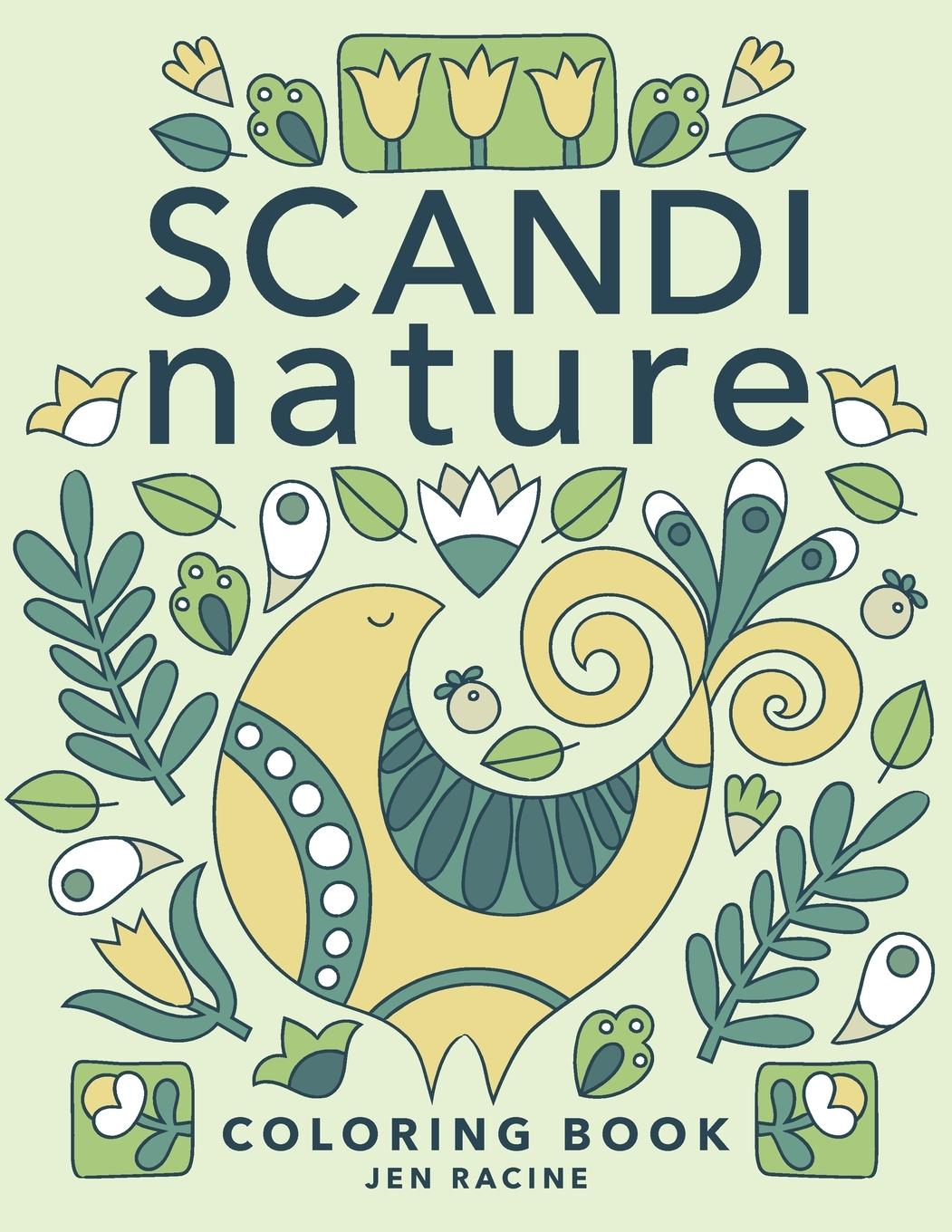 Книга Scandi Nature Coloring Book 