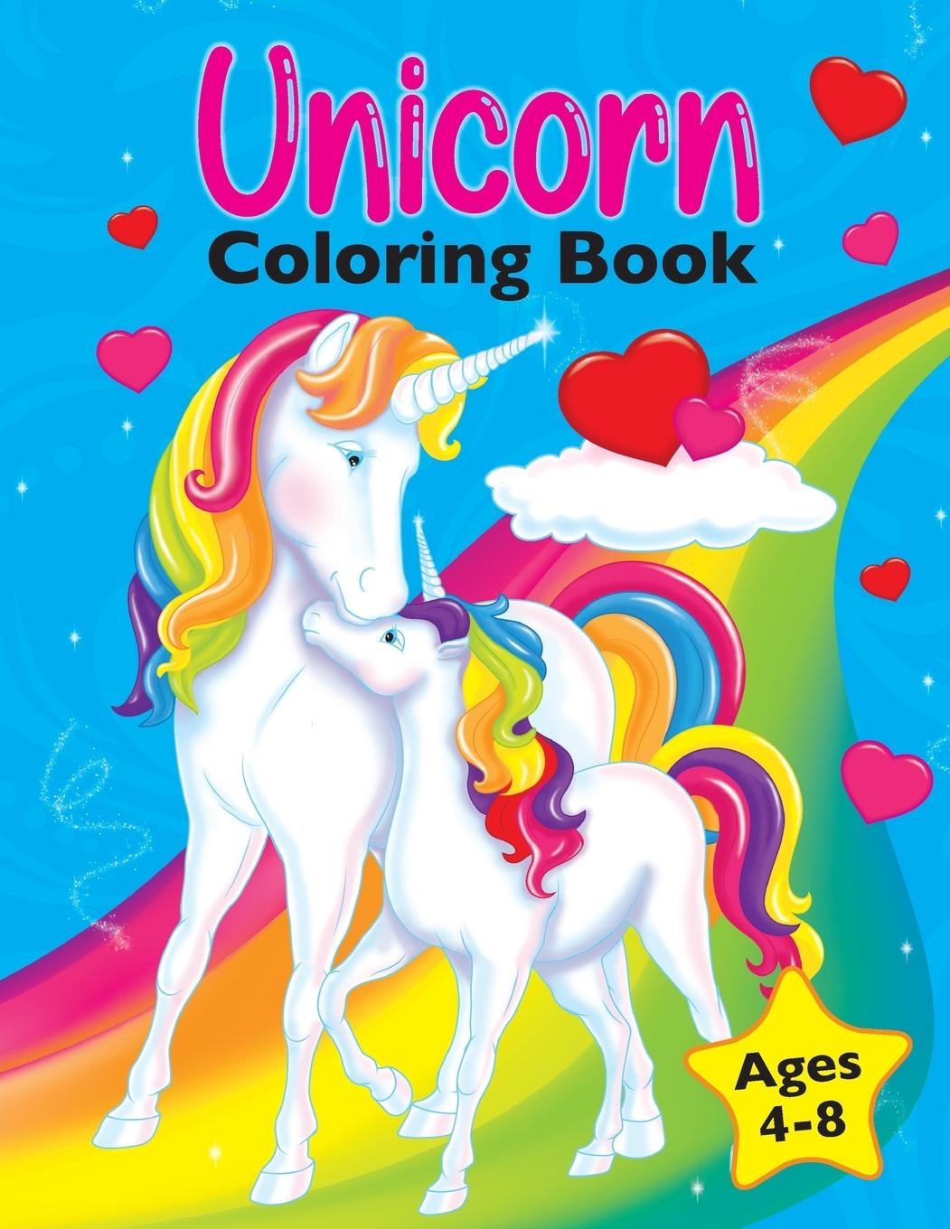Könyv Unicorn Coloring Book 