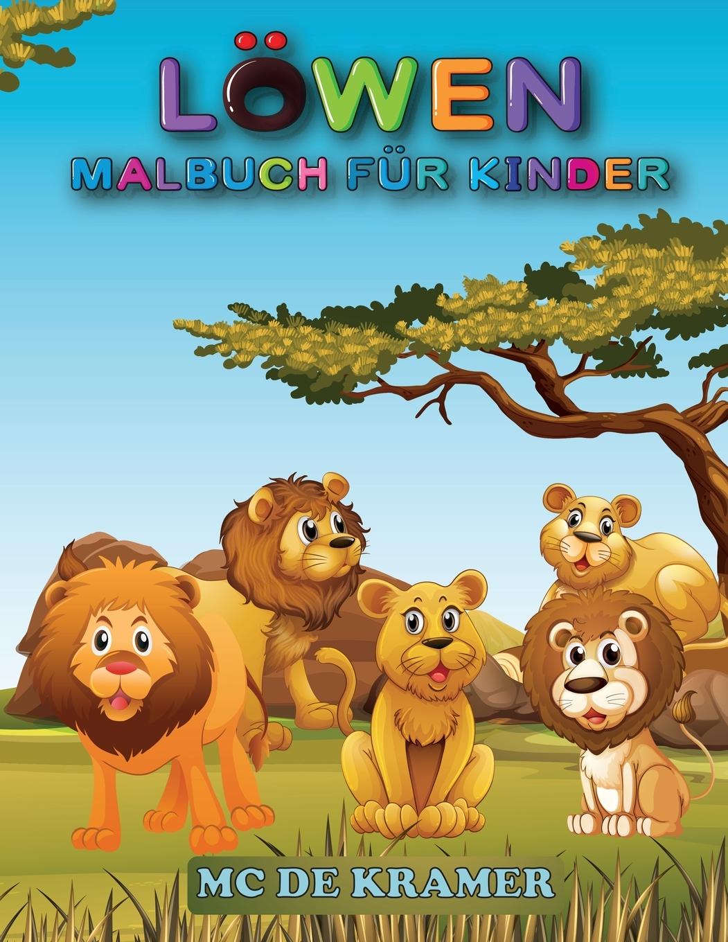 Kniha Löwen Malbuch für Kinder 