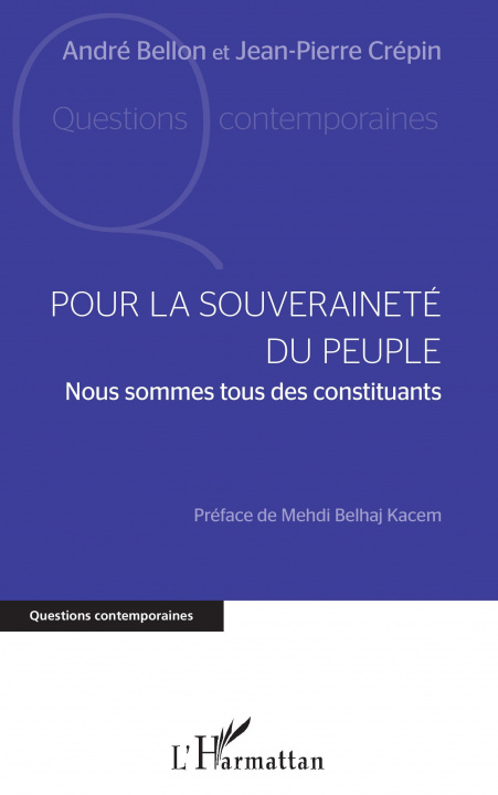 Kniha Pour la souveraineté du peuple Bellon