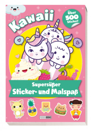 Kniha Kawaii: Supersüßer Sticker- und Malspaß 