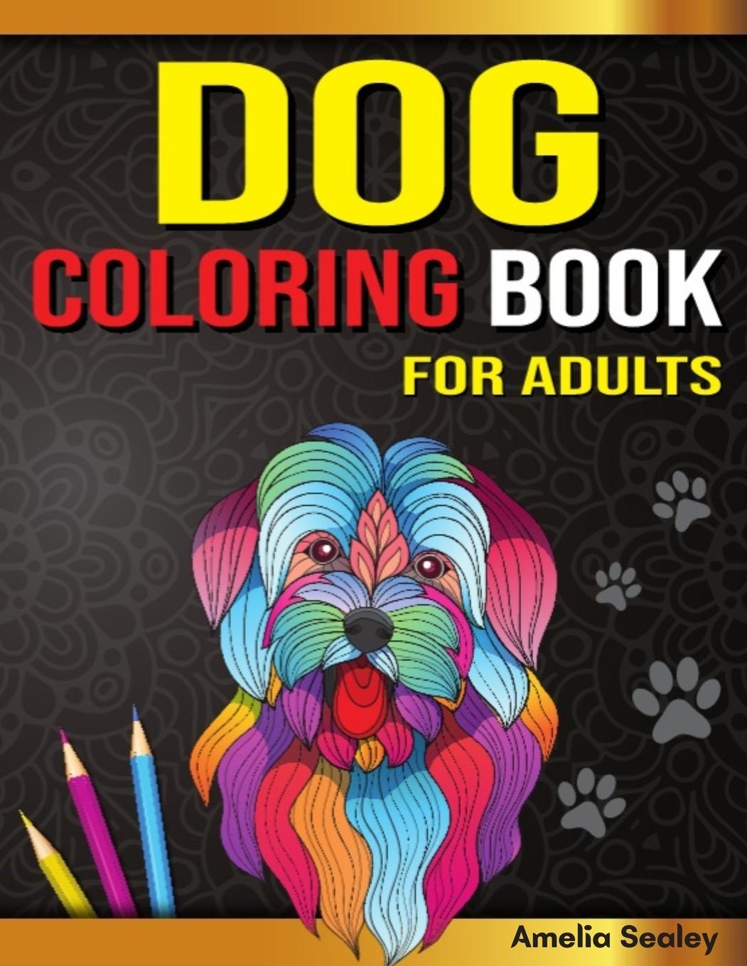 Carte Dog Coloring Book for Adults 