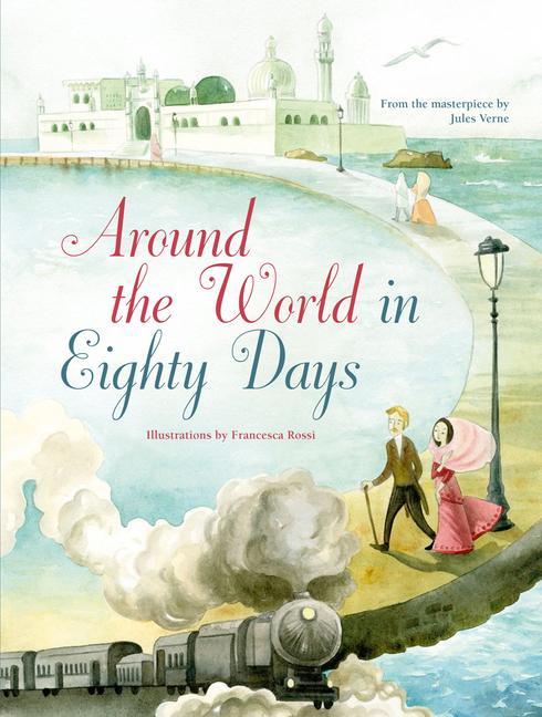 Carte Around the World in Eighty Days Jules Verne