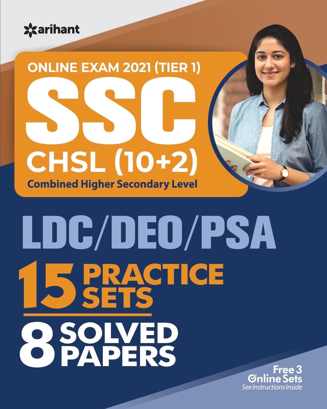 Book Ssc Chsl Combined Higher Secondary Level 15 Practice Sets & Solved Papers 2021 Arihant Experts