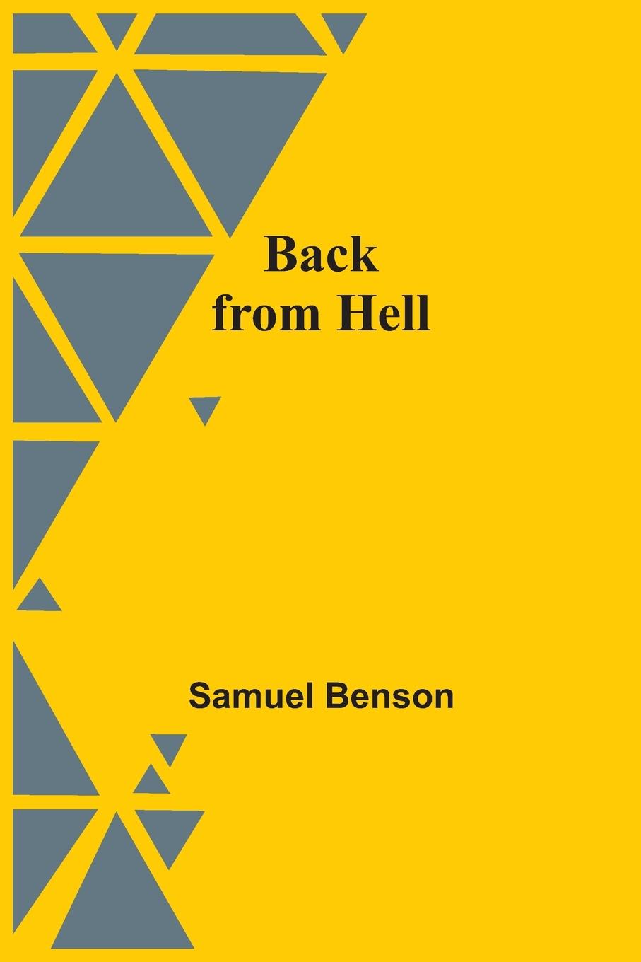 Knjiga Back from Hell Samuel Benson