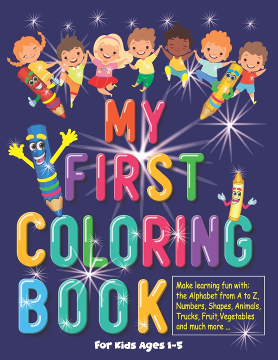 Книга My First Coloring Book Learning Foundation Simon Learning Foundation