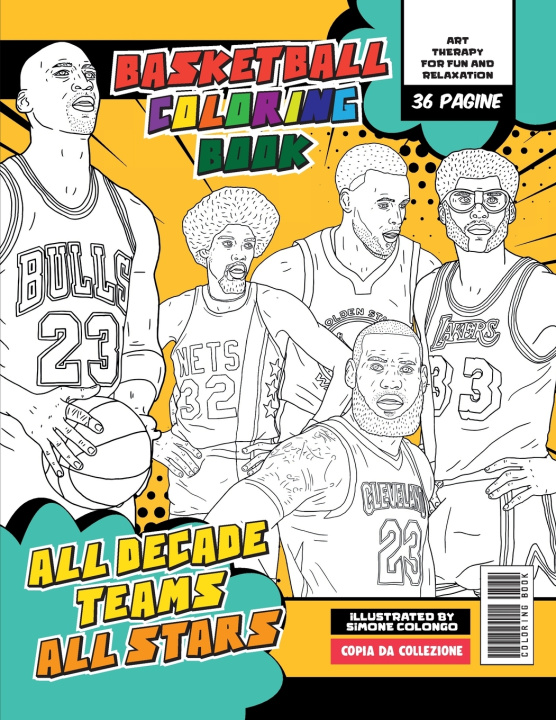 Knjiga All Decade Coloring Book Colongo Simone Colongo