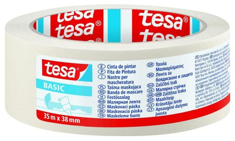 Papírenské zboží Tesa bílá maskovací páska základní 35m x 38 mm 