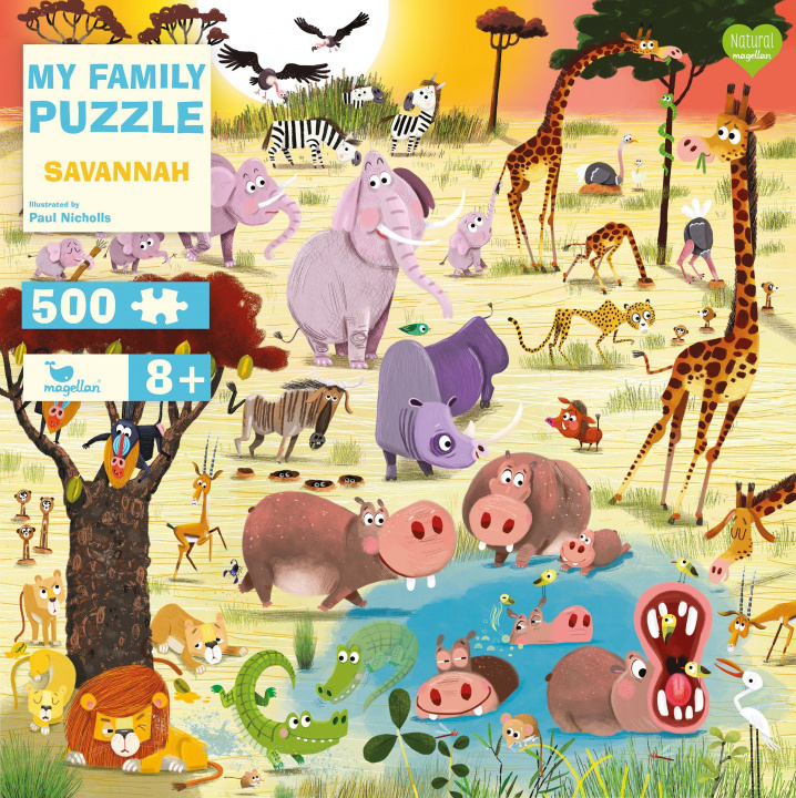 Hra/Hračka My Family Puzzle - Savannah 
