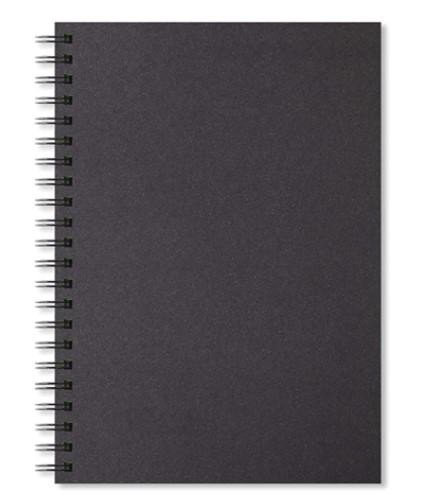 Kniha Artgecko skicák 200g Shady A4 na výšku 40 černých listů 
