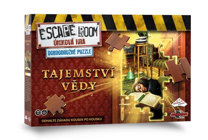 Gra/Zabawka ESCAPE ROOM: Dobrodružné puzzle - Tajemství vědy 