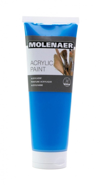 Carte Molenaer akrylová barva 250 ml - modrá 