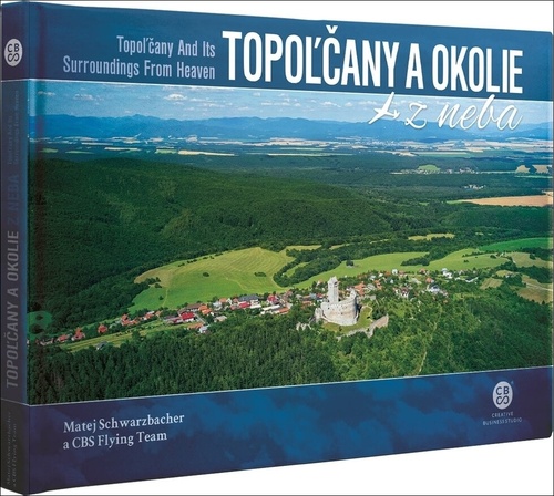 Kniha Topoľčany a okolie z neba Matej Schwarzbacher