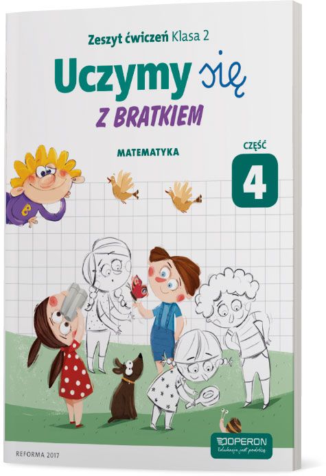 Kniha Uczymy się z Bratkiem 2 Matematyka część 4 szkoła podstawowa Praca Zbiorowa