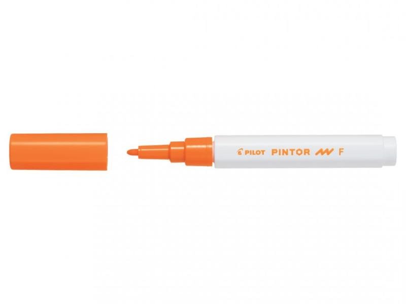 Kniha PILOT Pintor Fine akrylový popisovač 0,9-1,5mm - oranžový 