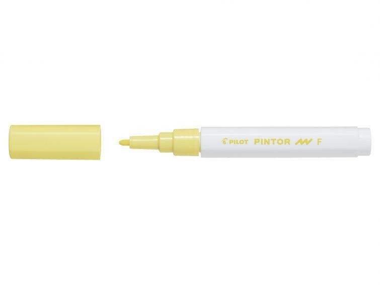 Книга PILOT Pintor Fine akrylový popisovač 0,9-1,5mm - pastelový žlutý 