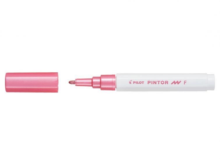 Carte PILOT Pintor Fine akrylový popisovač 0,9-1,5mm - metalický růžový 