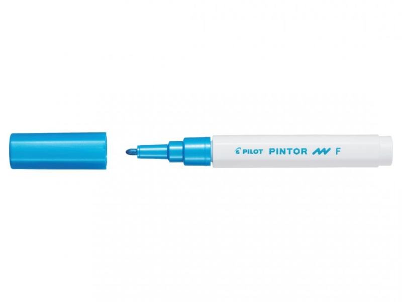 Książka PILOT Pintor Fine akrylový popisovač 0,9-1,5mm - metalický modrý 
