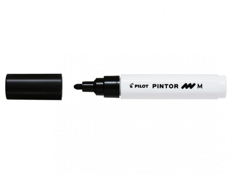 Book PILOT Pintor Medium akrylový popisovač 1,5-2,2mm - černý 