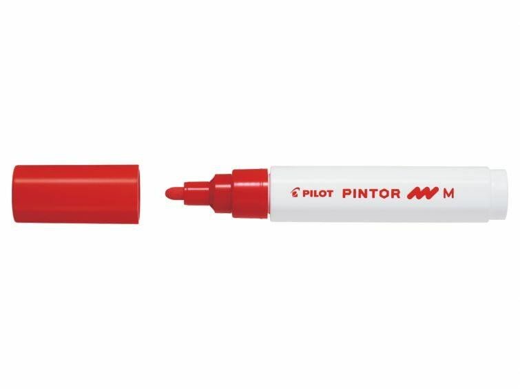 Carte PILOT Pintor Medium akrylový popisovač 1,5-2,2mm - červený 