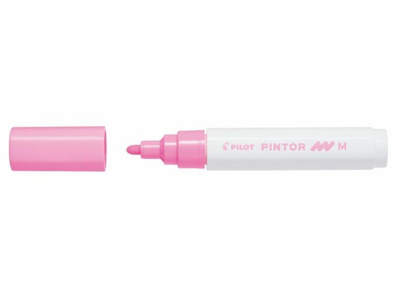 Book PILOT Pintor Medium akrylový popisovač 1,5-2,2mm - růžový 