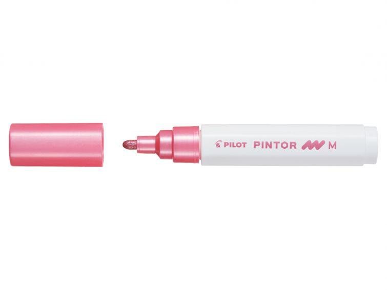Carte PILOT Pintor Medium akrylový popisovač 1,5-2,2mm - metalický růžový 