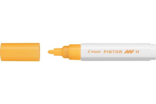 Kniha PILOT Pintor Medium akrylový popisovač 1,5-2,2mm - neonový meruňkově oranžový 