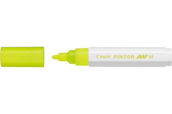 Kniha PILOT Pintor Medium akrylový popisovač 1,5-2,2mm - neonový žlutý 