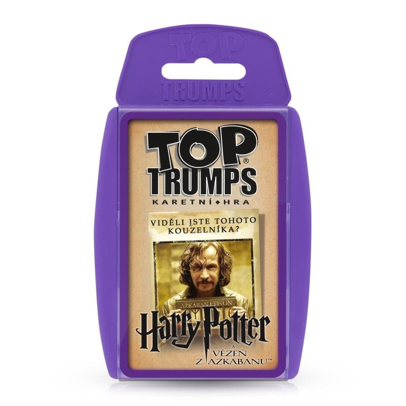 Tiskovina TOP TRUMPS Harry Potter a vězeň z Azkabanu CZ - karetní hra 