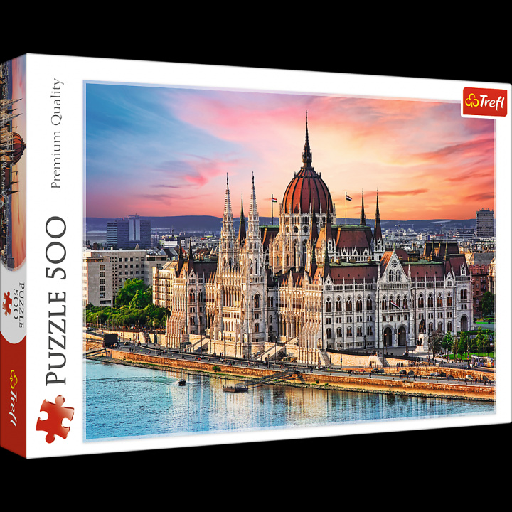 Game/Toy Trefl Puzzle Budova parlamentu, Budapešť / 500 dílků 