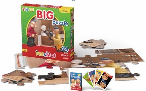 Hra/Hračka PAT A MAT Puzzle BIG 2 