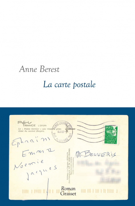 Carte La carte postale Anne Berest