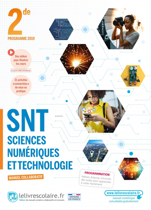 Book Sciences Numériques et Technologie 2nde, manuel élève, édition 2021 Lelivrescolaire.fr