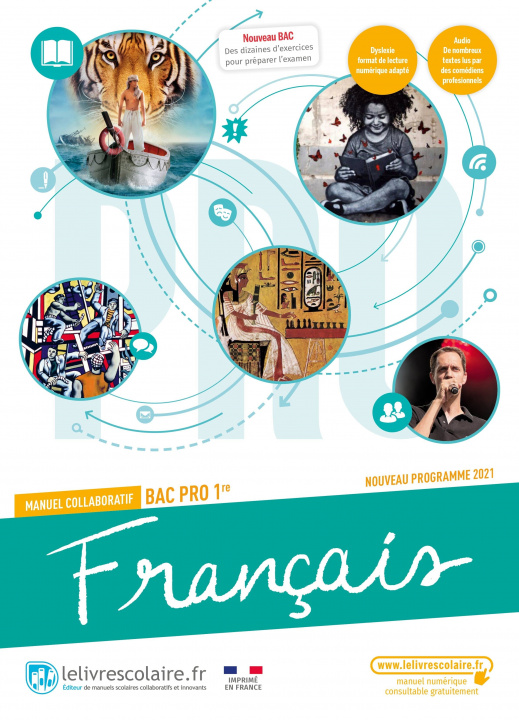 Könyv Français 1ère bac pro, Manuel élève, édition 2021 Lelivrescolaire.fr