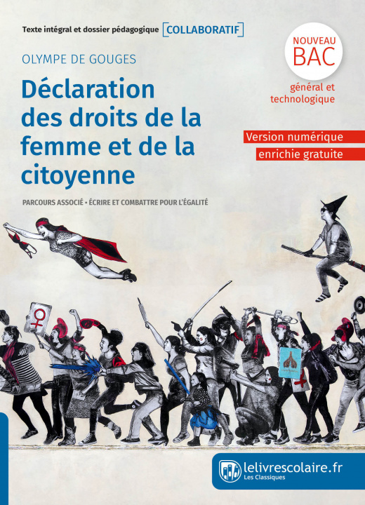 Kniha Classique Olympe de Gouges, Déclaration des droits de la femme et de la citoyenne Lelivrescolaire.fr
