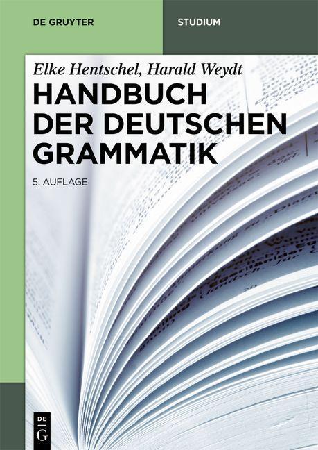 Carte Handbuch der Deutschen Grammatik Harald Weydt