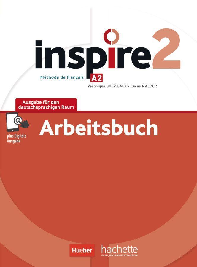 Buch Inspire 2 - Ausgabe für den deutschsprachigen Raum. Arbeitsbuch mit Audios online und Code Lucas Malcor