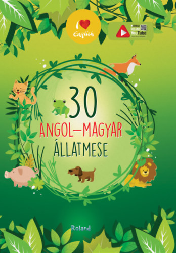 Könyv 30 angol-magyar állatmese 