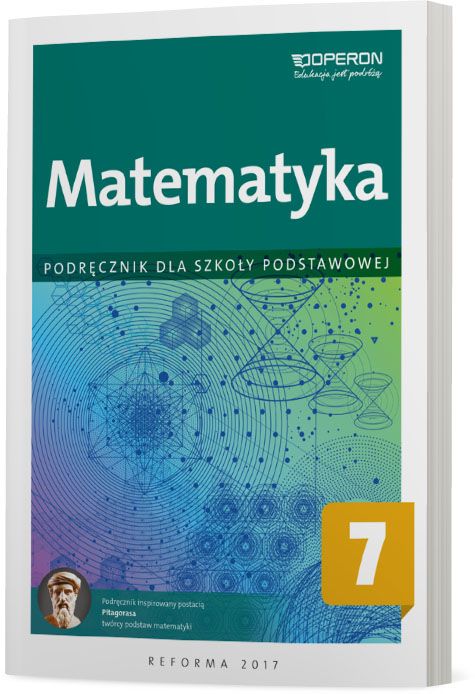 Kniha Matematyka podręcznik dla kalsy 7 szkoły podstawowej Bożena Kiljańska