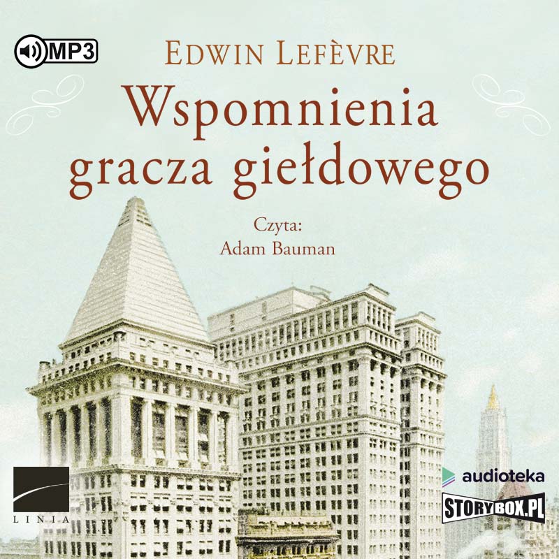 Kniha CD MP3 Wspomnienia gracza giełdowego Edwin Lefevre