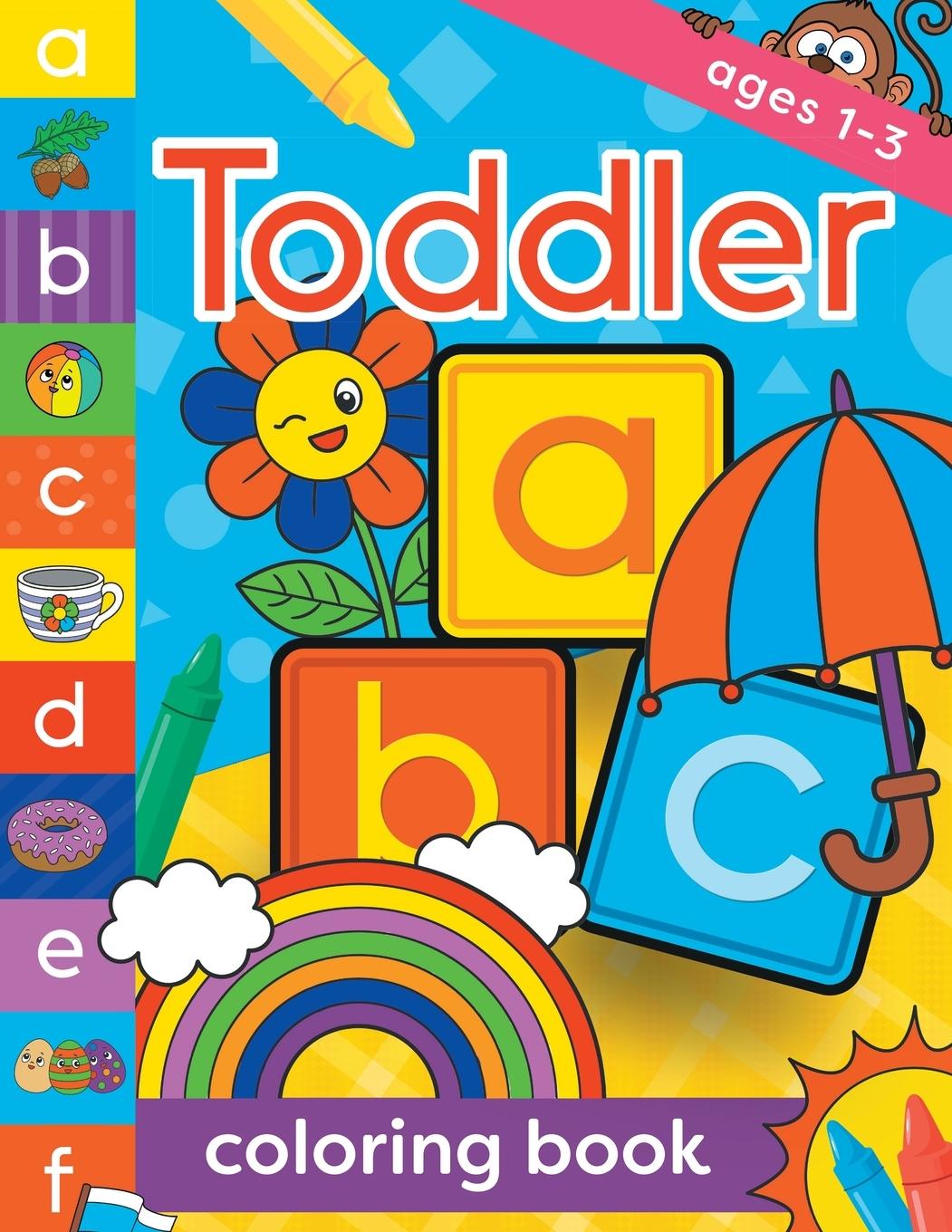 Kniha Toddler Coloring Book Ages 1-3 