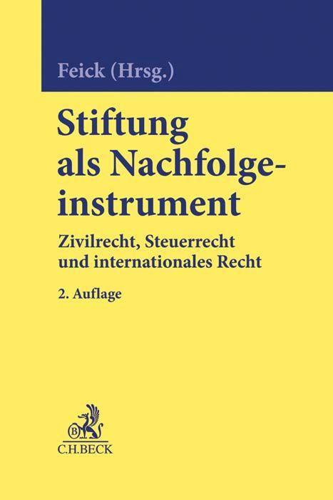 Knjiga Stiftung als Nachfolgeinstrument Martin Feick
