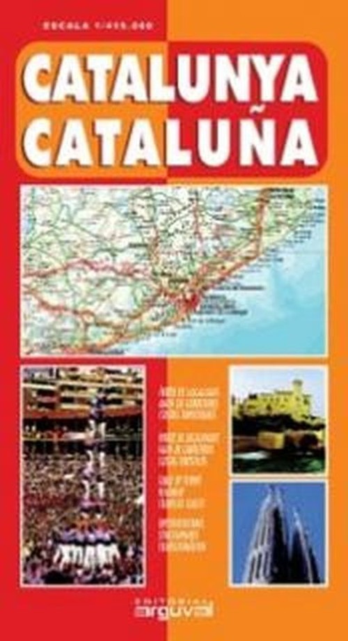 Carte Mapa de Cataluña 