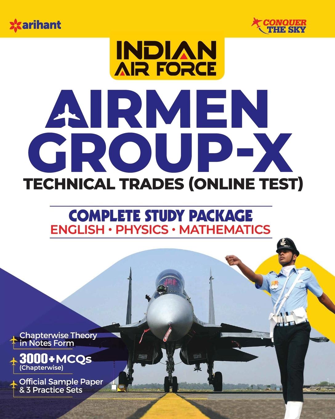 Knjiga Indian Airforce Airman Group 'X' (Technical Trades) 2020 