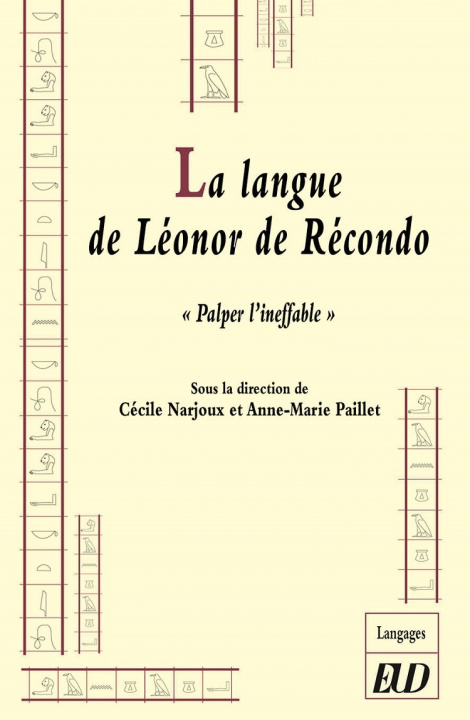 Kniha La langue de Léonor de Récondo narjoux  cécile