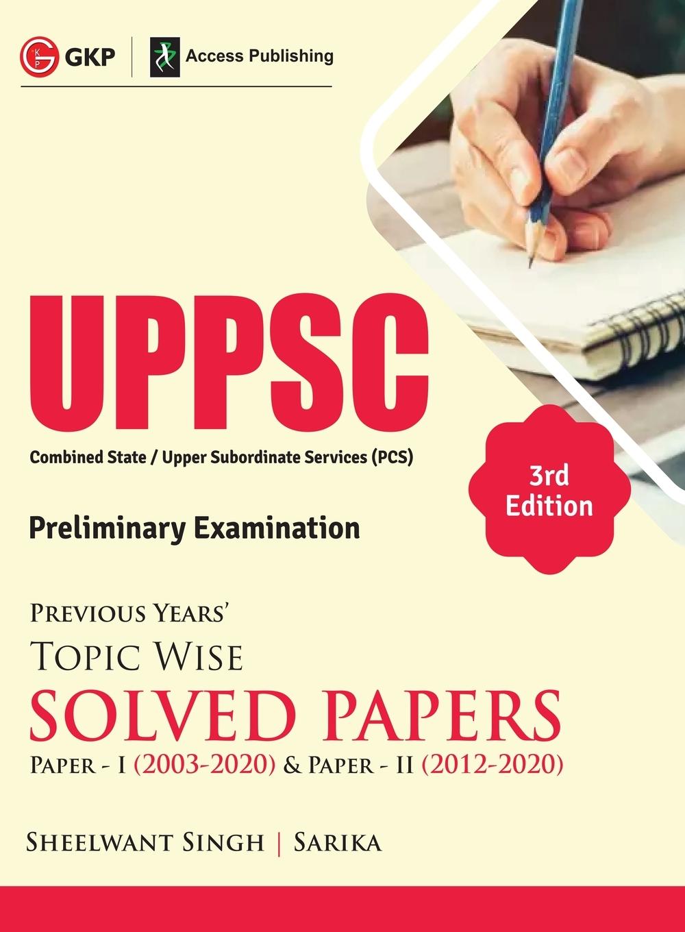 Libro Uppsc 2021previous Years Topic Wise Solved Papers-Paper I (2003-2020) Sarika