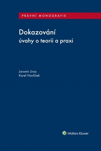 Kniha Dokazování Jaromír Jirsa