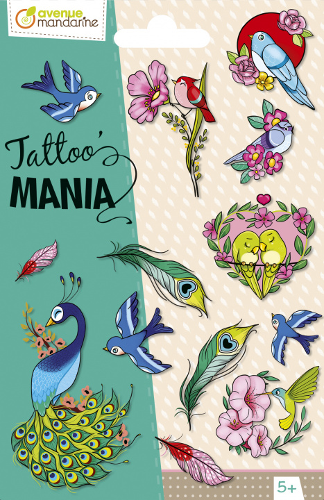 Book Tatuaże Tattoo Mania Ptaki 