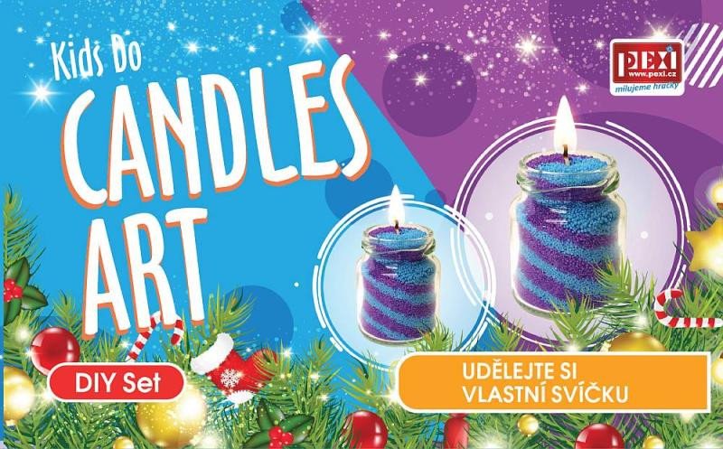 Kniha PEXI CANDLES ART - Pískové svíčky - Zimní 
