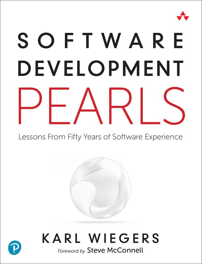Kniha Software Development Pearls Karl Wiegers